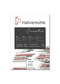Hahnemühle Skizzenblock Creativ A4 100g/m² weißes Zeichenpapier, 100