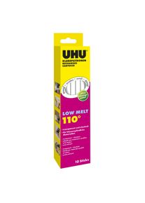 UHU 48620 transparent 10 Stück ovale Low Melt Klebepatronen