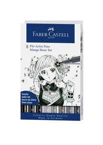 Artiest Pen - Manga Set van 8 Faber-Castell 167107
