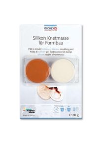 Silikon Knetmasse für Formbau Glorex 62407431, Inhalt 2 x