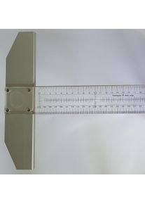 Aluminium bordenrail 50 cm Rumold 724/50, met snijkant