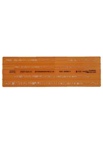 Schriftschablone 2521 3,5 und 5 mm, für Druckbleistifte