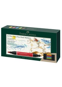 Pitt Artist Pen Dual Marker 5er Set Faber-Castell 162005