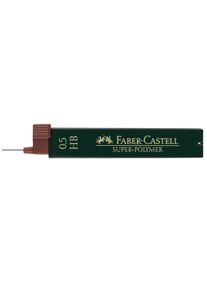 Fijne afleidingen SUPER POLYMER 0,5 mm HB Faber-Castell