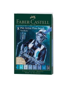 Pitt Artist Pen 8er Set The Blues Faber-Castell 167173