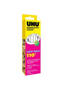 UHU 48630 transparant 15 stuks Ovale lijmpatronen met laag