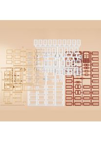 Ramen, raamdorpels en deuren set 1 Auhagen 48647, H0 / 1:87