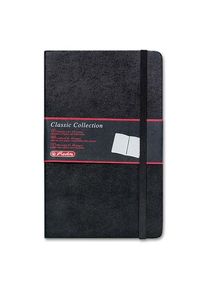 Klassiek A6 geblokt notitieboek Herlitz 10789436, 96 vellen