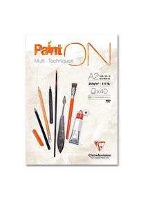 Multitechnique Paint'ON encollé en tête A2 250g/m