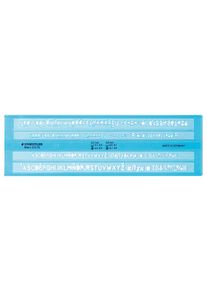 Schriftschablone 572FL Staedtler 3,5 und 5 mm, für