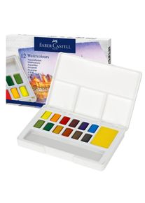 Faber-Castell Aquarellfarben Creativ Studio - 12er Kunststoffetui