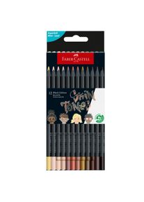 Black Edition Buntstifte 12er Set Skin Tones Faber-Castell