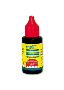 Stempelfarbe rot Stanger, 25 ml Flasche