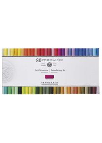 Sennelier à l'Ecu 80 Half-Pastel Set, 80 half-pastels