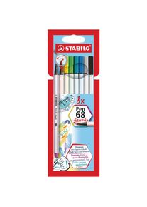 Stabilo | Pen 68 brush pens — cardboard box sets, 8 pens