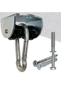 Rollengelenk mit Montageset BETON und Karabiner