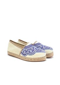 Calceo Espadrilles crème/donkerblauw - 73% | Maat: 38 |