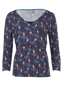 frugi Voedingslongsleeve "Winnie" donkerblauw - 65% | Maat: 44 |