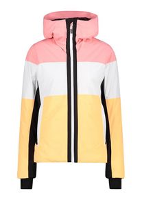CMP Ski-/snowboardjas lichtroze/wit/geel - 56% | Maat: 34 |