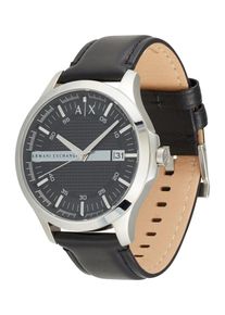 Armani Exchange Heren Analoog horloge zwart / zilver One Size