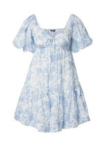 Gina Tricot Sommerkleid Damen hellblau / weiß Größe 42