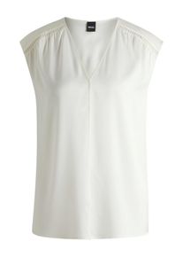 BOSS - Bluse Binadi, weiss, Gr. 42, Seide