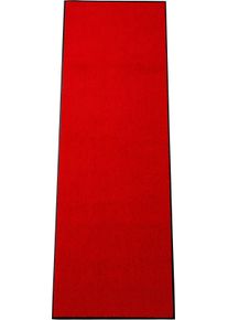 Salonloewe unisex Voetmat in rood ,maat 40x60 cm - rechthoekig, Witt, 100% Polyamide. Achterzijde: 100% Elastiek