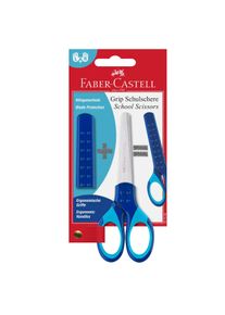 Kinderschaar en schoolschaar blauw Faber-Castell 181549