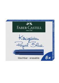Inktpatroon voor vulpen koningsblauw Faber-Castell 185506 -