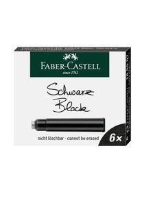 Inktpatroon voor vulpen zwart Faber-Castell 185507 - Set