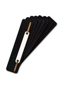 Nietstrip, zwart Plastic, pak van 25