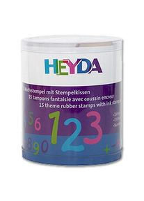 Motief stempelset nummers Heyda set van 15