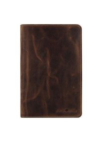 Green Burry Greenburry Vintage Pencil case Leather 13.5 cm brown