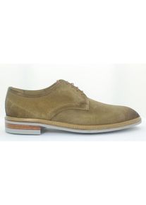 Giorgio 85816 Camel su&egrave;de veterschoen met lichte zool