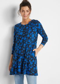 bonprix Tunika z mieszanki wiskozy, niebieski, 44/46