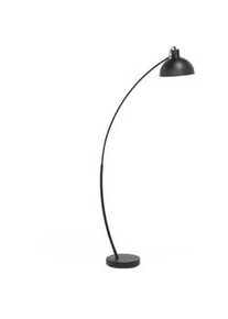 Beliani Stehlampe Dintel 25/25/155 cm , Schwarz , Metall , E27 , 25x155x25 cm , Lampen & Leuchten, Innenbeleuchtung, Stehlampen, Bogenlampen