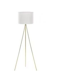 Beliani Stehlampe Vistula 55/55/148 cm , Weiß , Metall , E27 , 55x148x55 cm , Lampen & Leuchten, Innenbeleuchtung, Stehlampen, Stehlampen