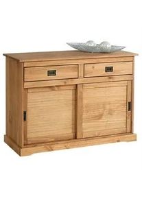Idimex Kommode Savona , Braun , Holz , Kiefer , Mode , 110x84x46 cm , FSC Mix , Wohnzimmer, Kommoden & Sideboards, Kommoden