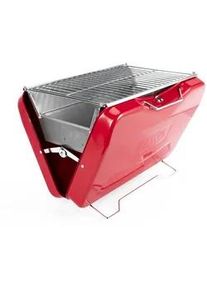 Taino Koffergrill MOX Rot , Metall , 45.5x31.5x30 cm , Grills & Outdoor-Küchen, Holzkohlegrills