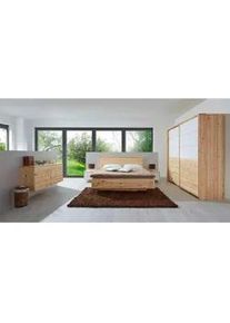 Valnatura Bett , Zirbelkieferfarben , Holz , Zirbe , massiv , 180x200 cm , in verschiedenen Größen erhältlich , Schlafzimmer, Komplette Schlafzimmer und Serien, Schlafzimmerserien
