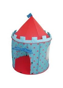 Roba Spielzelt Ritterburg , Blau, Rot , Textil , 105x105 cm ,