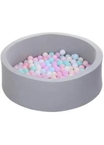 Xxxl Bällebad Grau 90/90/28 cm , Kunststoff , 90x28x90 cm , Spielzeug, Kinderspielzeug, Bällebad