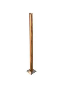 Waldwelt Led-Stehleuchte , Silberfarben , Holz , Eiche , massiv , 150 cm , Lampen & Leuchten, Leuchtenserien