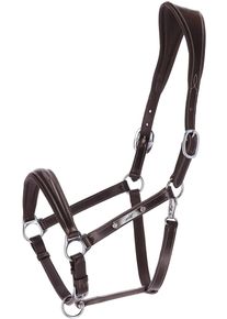 Schockemöhle Frisco F SP Halfter, dark brown/cream/silver, WB