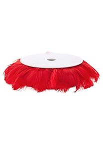 partydeco Guirlande de plumes rouges romantique 10m