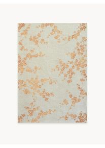 Louis De Poortere Dywan żakardowy Sakura o płaskim splocie Beżowy S 80 x D 150 cm (Rozmiar XS)