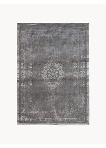 Louis De Poortere Dywan jacquard Stone Fading World Szary Bawełna S 240 x D 340 cm (Rozmiar XL)
