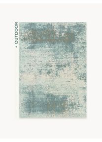 Louis De Poortere Dywan żakardowy o płaskim splocie Virgin Land Niebieski S 80 x D 150 cm (Rozmiar XS)