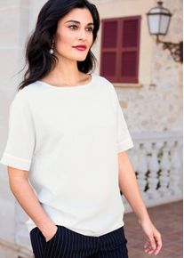 Shirt in weiß - Alba Moda