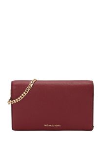MICHAEL Michael Kors Dames Clutch goud / bessen One Size